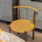 23.62" Yellow Solid back side Chair(Set of 2)