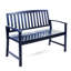 Banc en bois bleu marine attrayant pour l'intérieur et l'extérieur