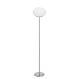 Lucciola Floor Lamp P White Matt Satin Nickel E26 Ul