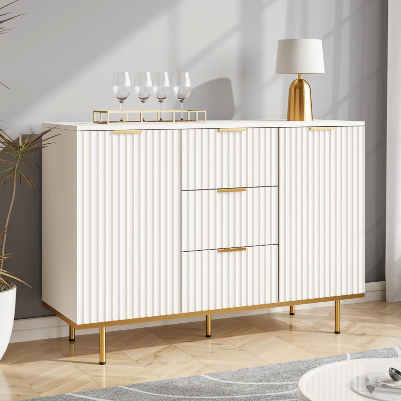 Cabinet 47.2'' Sideboard, White