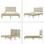 Lit plateforme en bois massif avec rotin-578386357