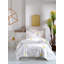Couvre-lit matelassé très grand King, 100% coton Ranforce, 79 po x 79 po | Lavable à la machine à 30 ° C | Doux, durable et élégant en blanc, bleu, jaune et rouge | Parfait pour les chambres confortables et un décor élégant-904496406-921272704
