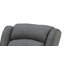 Chaise berçante Fabien en tissu gris