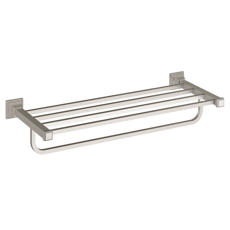 4 Towel Rack, Brushed Nickel