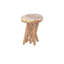Espinosa Solid Wood Abstract End Table