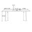 Table de salle à manger en acier inoxydable-1971629565