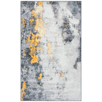 Josalina Monica Performance Machine Washable Abstract Rug
