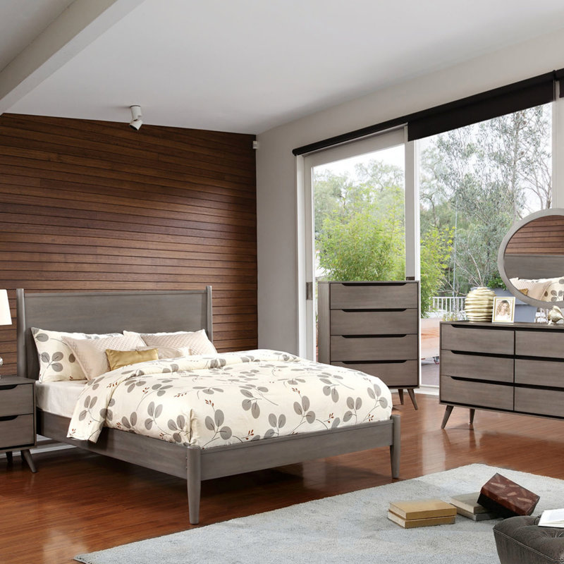 Ian 23.63'' W Nightstand, Gray