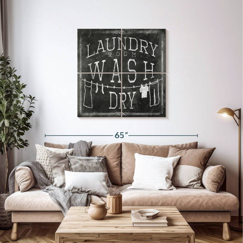 Tergel Chalkboard Laundry, 38'' H x 38'' W