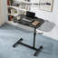 Bureau d'ordinateur Kushtrim, table debout à hauteur ajustable, bureau pour ordinateur portable avec roulettes-684386298