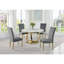 Ensemble de 2 chaises de salle à manger rembourrées Modern Velvet-1750804991-1750804986