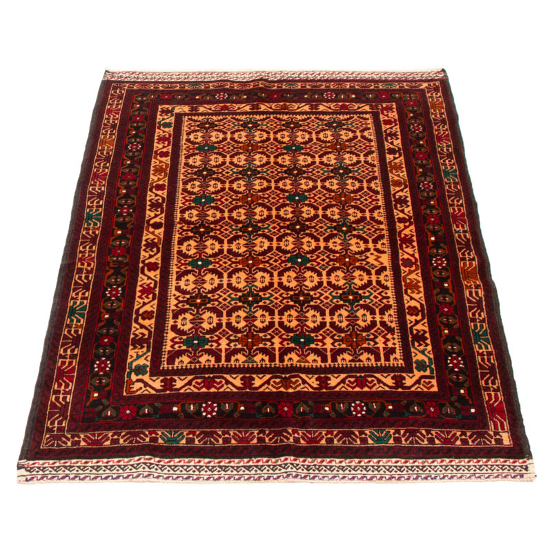 Tapis beige Teimani 4 pi 3 po x 6 pi 5 po
