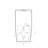 Concorde One Piece Square Toilet Dual Flush, Black Hardware 1.1/1.6 gpf-121280655-121280656
