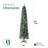 Latorrie Home Heritage Rotating Tree Stand Base w/Snowdrift 6.5' Pine Christmas Tree