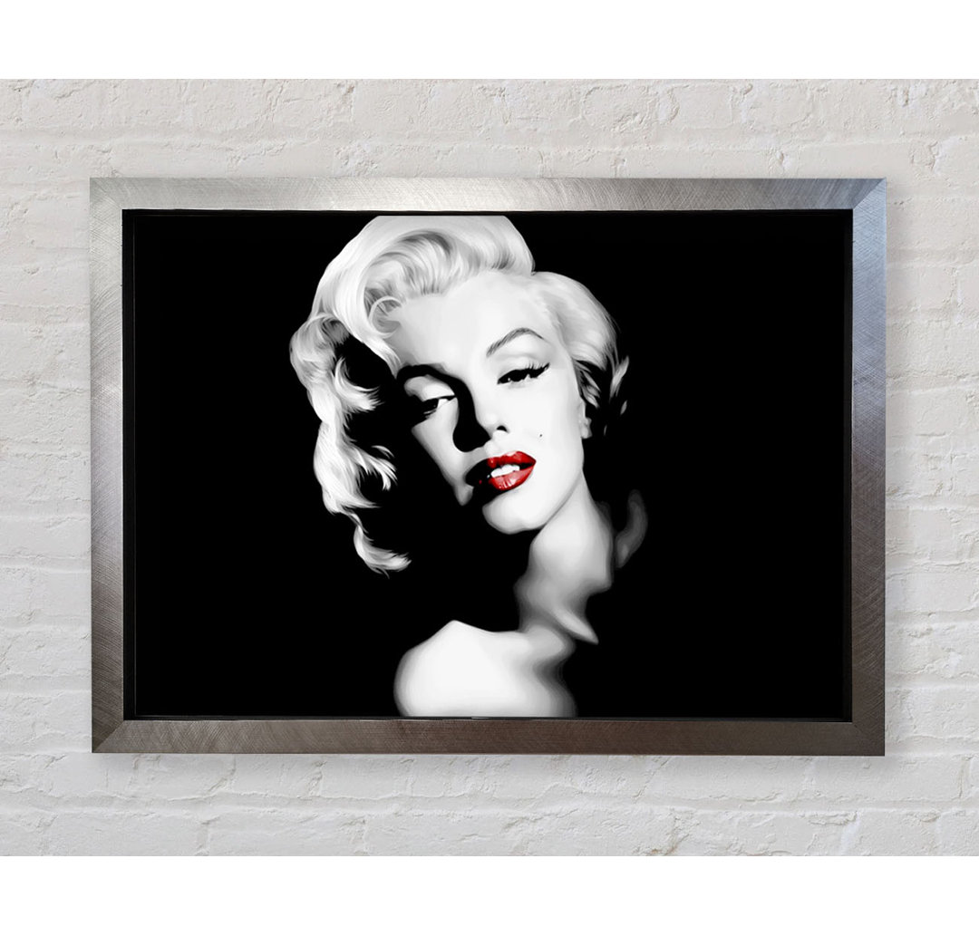 Marilyn Monroe Lippen Landschaft - Druck