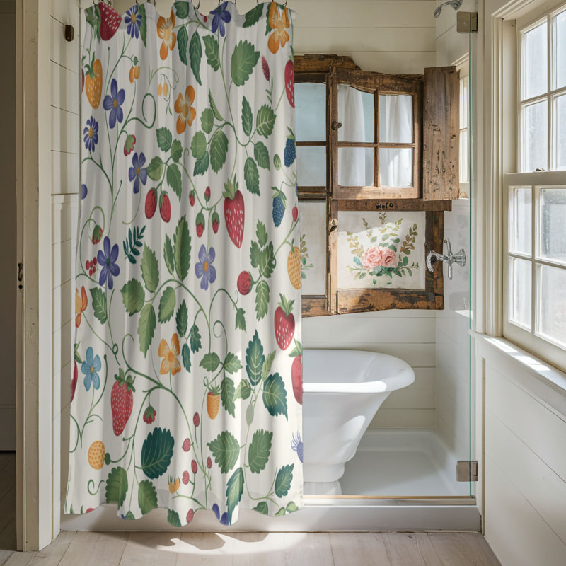 Fresh Grapes - Premium Shower Curtain, 74"H x 71"W