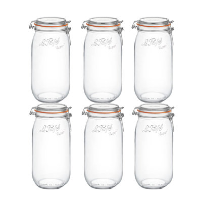 Super Preserve Glass Jar - Set of 6