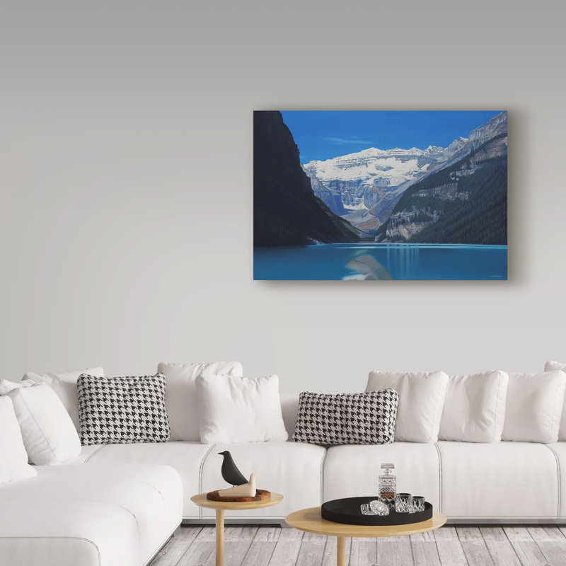 «Lake Louise», Etelca, impression sur toile tendue, H 12 po x l 19 po x P 2 po