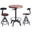 Frumie Swivel Adjustable Height Counter Stool with Metal Frame-85058678-116931776