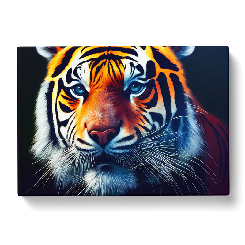 A Tiger Portrait Vol.1 - Wrapped Canvas, 35cm H x 50cm W x 3cm D