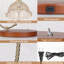 Lahsana Solid Wood USB Desk Lamp