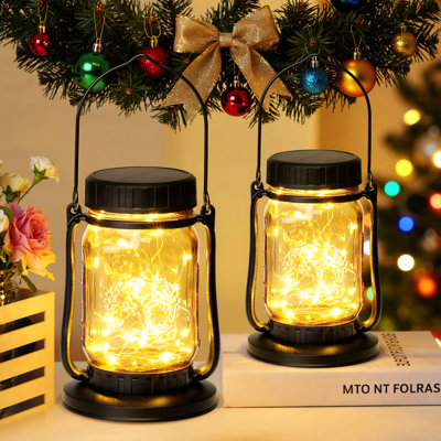 6.89'' Solar Powered Integrated LED Outdoor Lantern