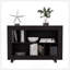 Console console, 5 tablettes, 4 roulettes-1824456775