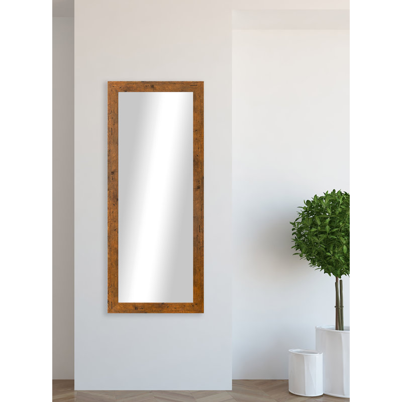 Miroir pleine grandeur Henslee, Noyer clair, H 59,5 po x l 20,5 po