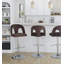 Tabourets de bar réglables Caden avec repose-pieds arrondi en T-113645509-113645511