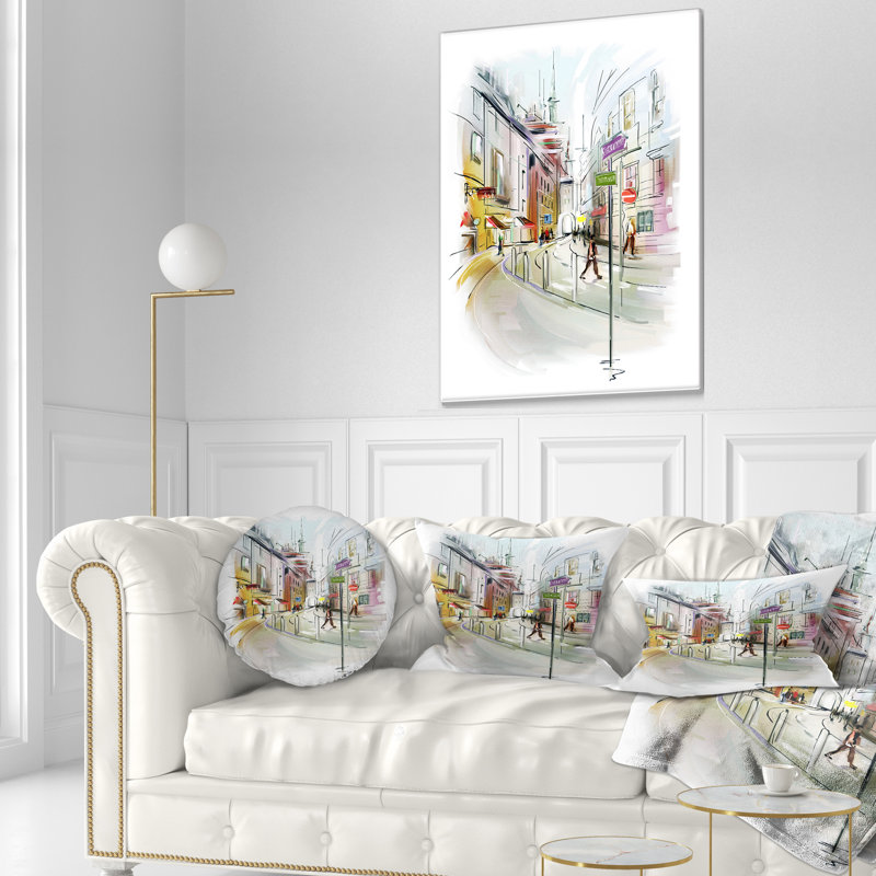 Colorful Cityscape Canvas Print on Premium Cotton Canvas