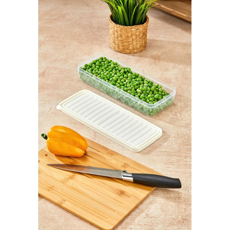 Durable Storage Box Set (8 Pieces), White, 10.4 x 2.0 x 4.1 inches | 100% Plastic, Dishwasher-Safe | Ideal for Organizing Kitchen, Bathroom, & Office Supplies, Space-Saving Design for Home & Office