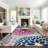 Rearick Floral Pink/Blue/Teal Area Rug-94784276
