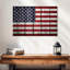 Drapeau américain Borges sur bois-107880351