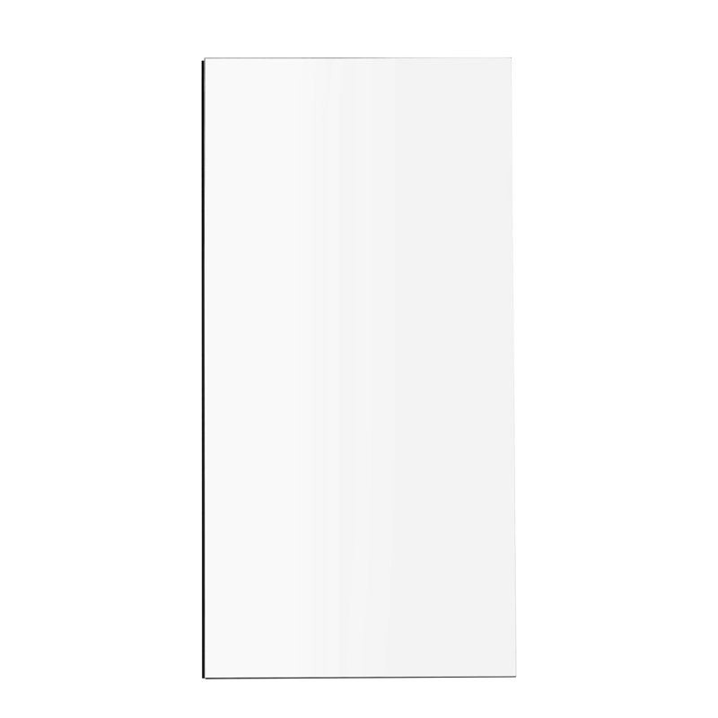 Armoire de toilette 18 po x 36 po - Noir mat, aluminium, verre, grand espace de rangement mural 18 x 36 po intérieur antirouille