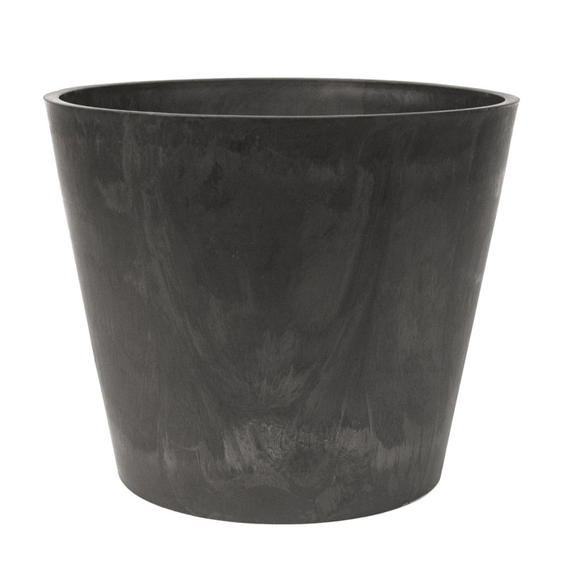  Pot élégant De 10" X 12" PSW, Marbre de charbon foncé