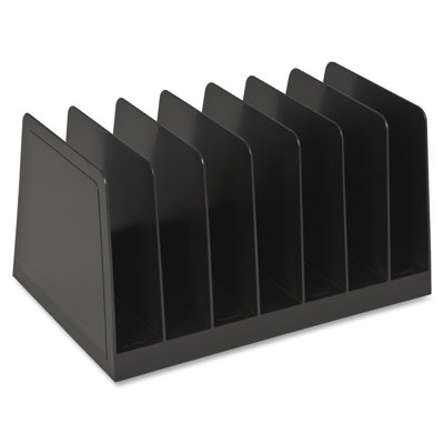 Trieur de bureau, 6 compartiments, 7-7/8 po x6-1/4 po x6-1/2 po noir