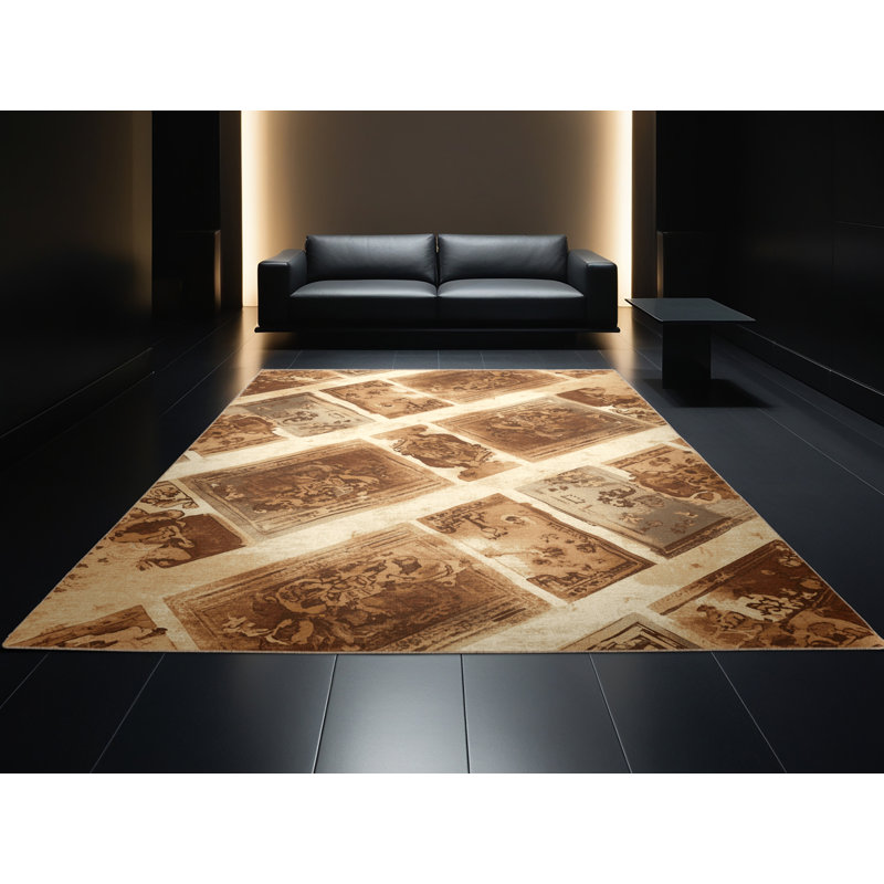 Tapis traditionnel lavable à la machine Parkwoods, 8 x 10