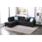 Rivet - Trimmed L - Shaped Sofa 2Pc