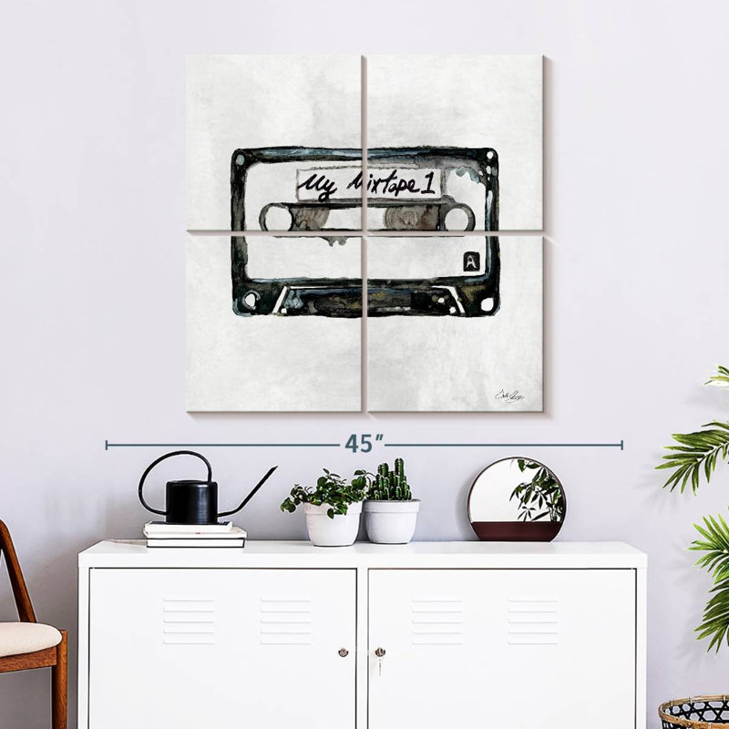 Abarca Retro Cassette I, H 32 po x l 32 po