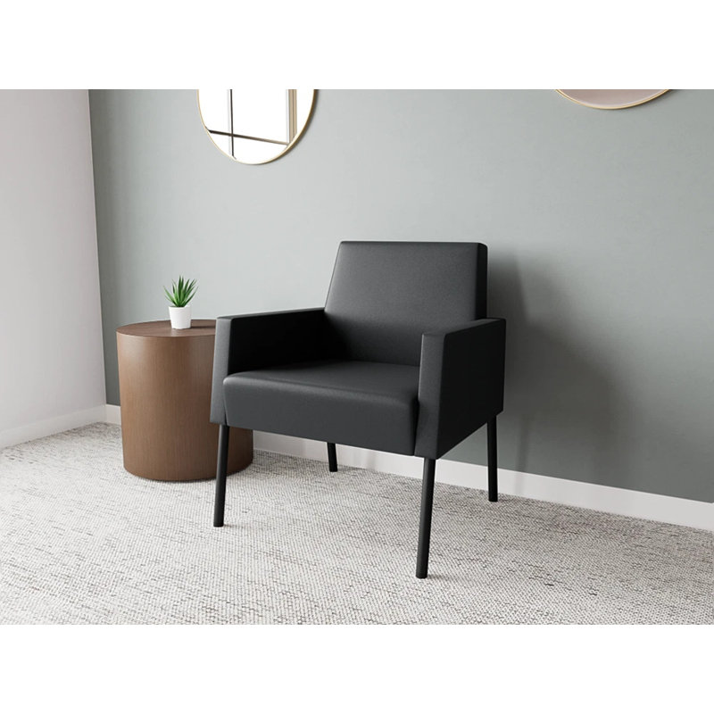 Fauteuil de réception Mystic, Noir, noir, noir, noir, Modena graphite