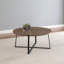 Table basse ronde en bois d'ingénierie