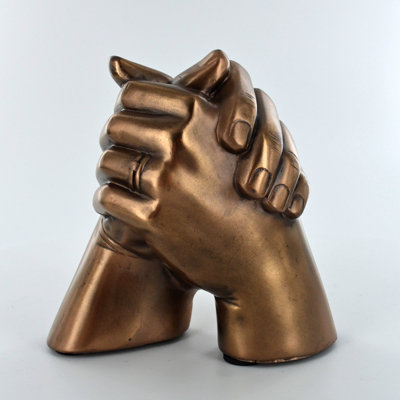 Tergel Holding Hands Anniversary Sculpture
