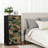 4 Drawer Dresser for Bedroom, Narrow Chest of Drawers, Wooden Top and Study Iron Frame 18"x37.5"-(WxH)