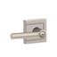 Broadway Lever with Upland Trim Bed and Bath Lock