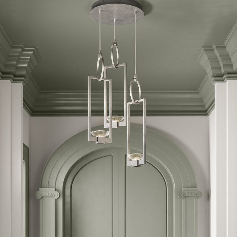 Delphi 3 - Light LED Pendant, Silver