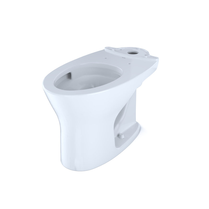 Cuvette de toilette TOTO® Drake® à double chasse allongée à hauteur universelle pour cuve brute de 10 pouces avec CEFIONTECT®, blanc coton