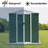 6Ftx4ft Apex Roof Outdoor Tool Storage House Garden Shed With Aluminum Alloy Frame And Sliding Door-111472394