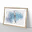 Dolphin Leading the Way in Abstract - Picture Frame Graphic Art Print-55734281-55734280