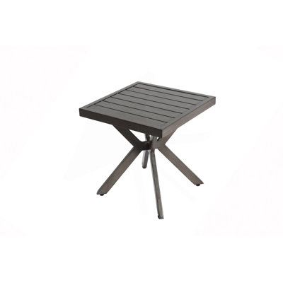 Table en aluminium coulé