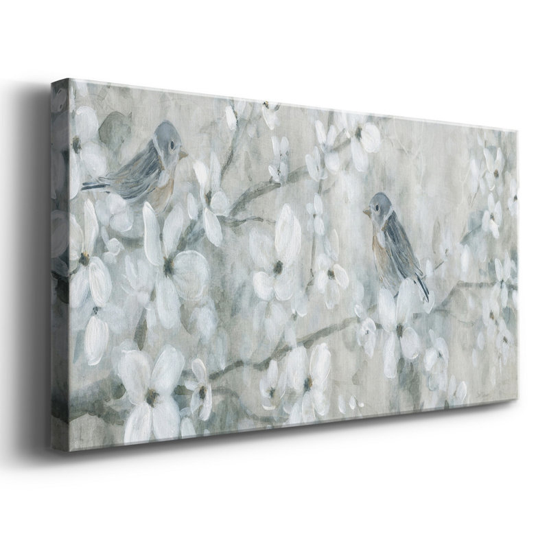 Fleurs accueillantes - Impression sur toile tendue, H 16 po x l 8 po x P 1 po